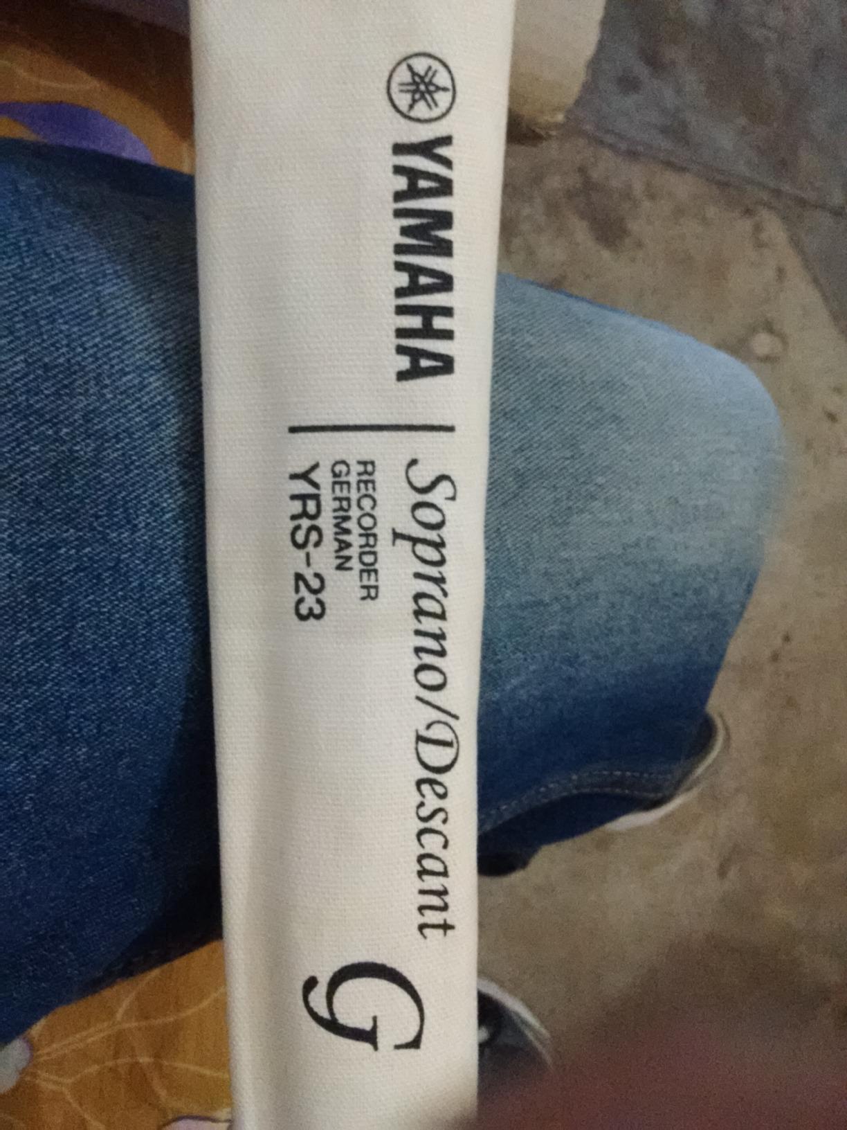 Yamaha flauto dolce soprano in do per scuola