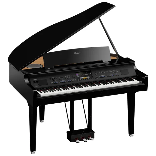Yamaha Clavinova CVP909GP pianoforte digitale a coda nero lucido