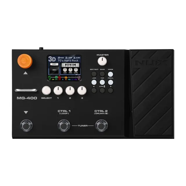 NUX MG-400 pedaliera multieffetto chitarra e basso con looper