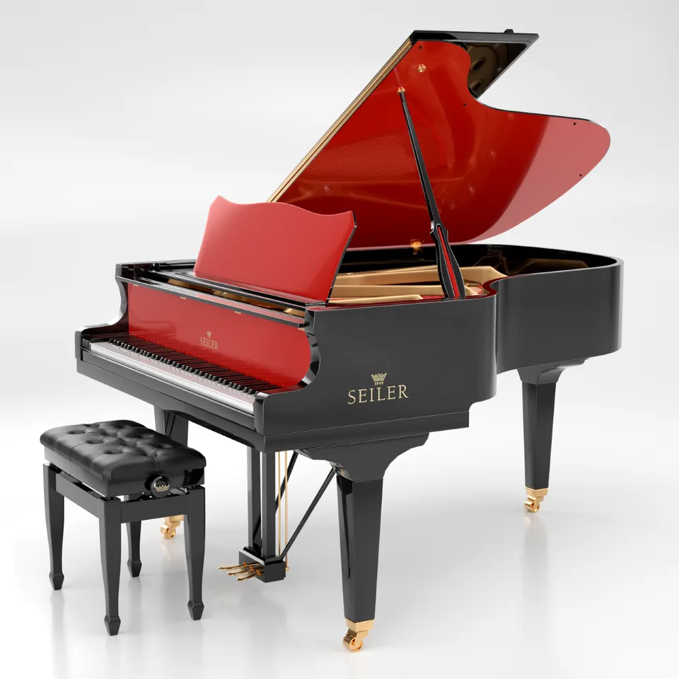 Eduard Seiler ED-186ZF pianoforte a coda Maestro Pro QRS
