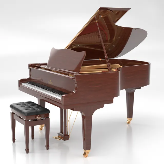 Seiler SE-186 FL pianoforte a coda mogano lucido