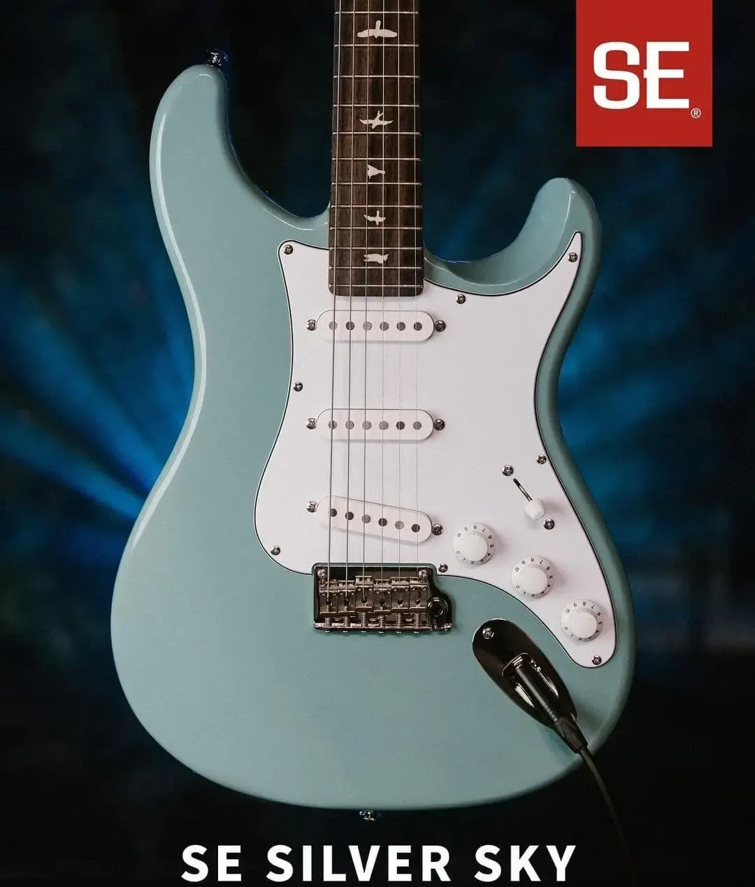 PRS SE Silver Sky Stone Blue chitarra elettrica single-coil