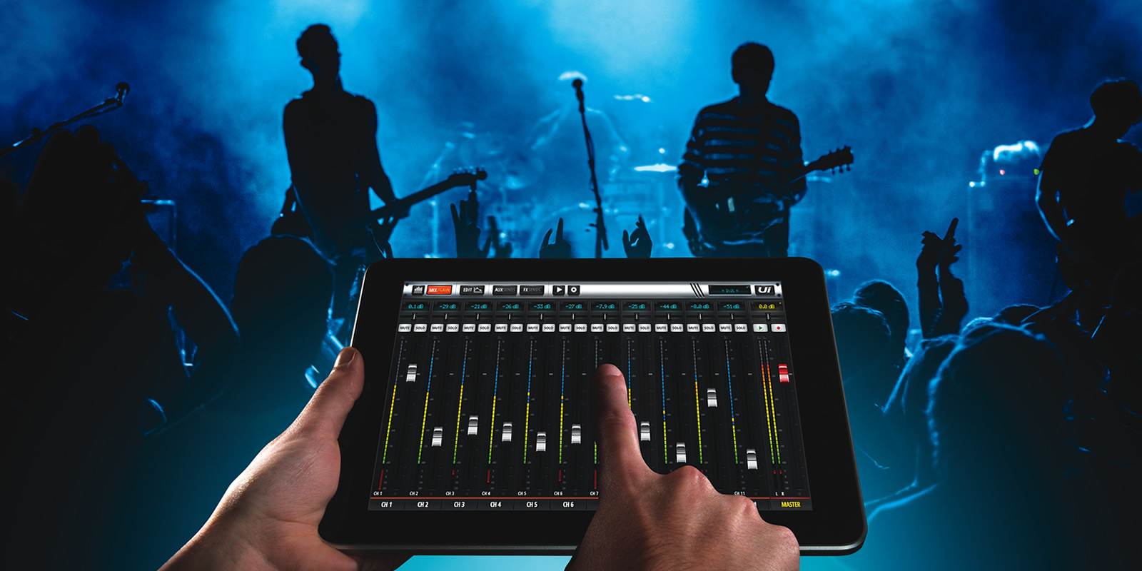 Soundcraft Ui12 Mixer Digitale 12 Canali WiFi