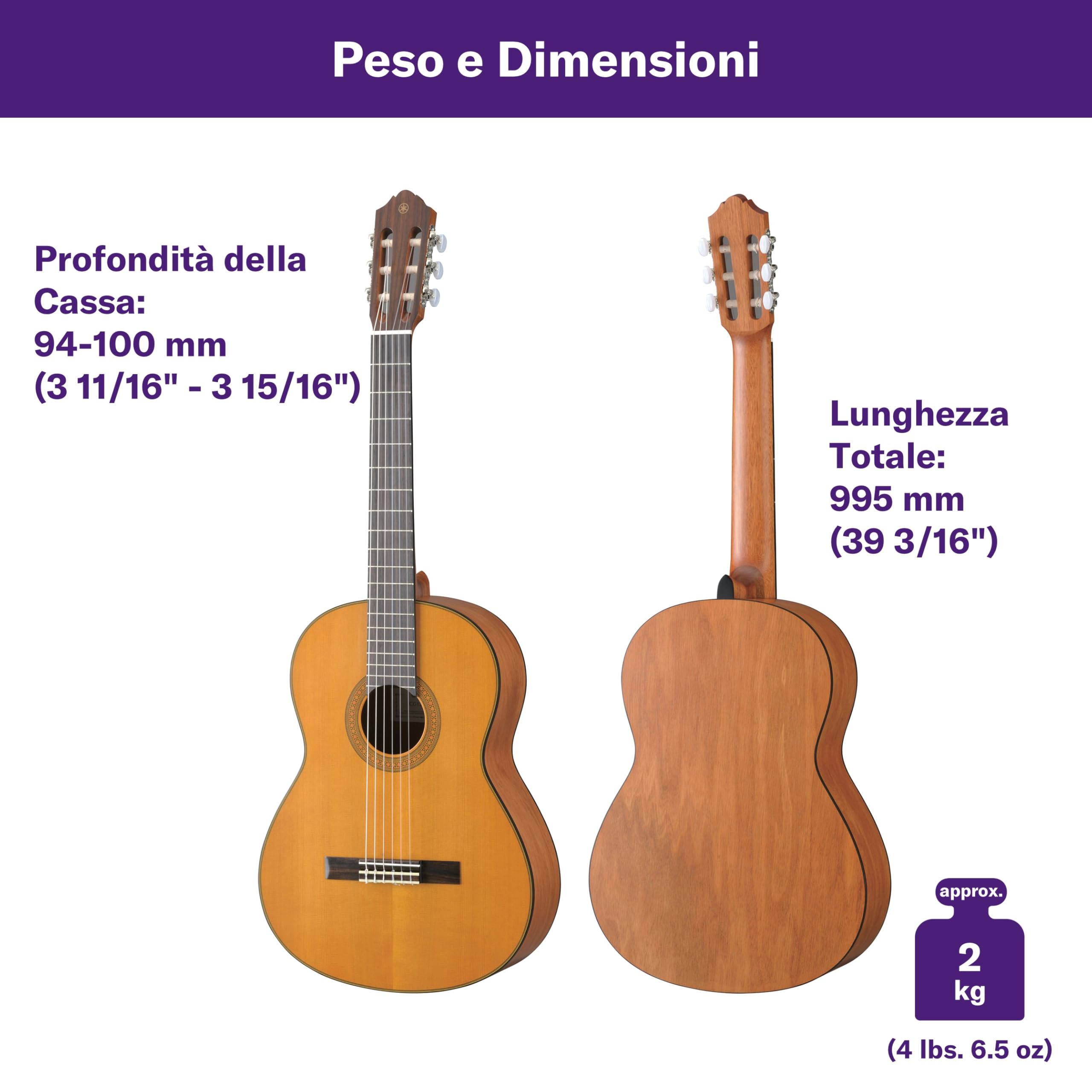 Yamaha CG122MC Chitarra Classica 4/4 Cedro Nylon