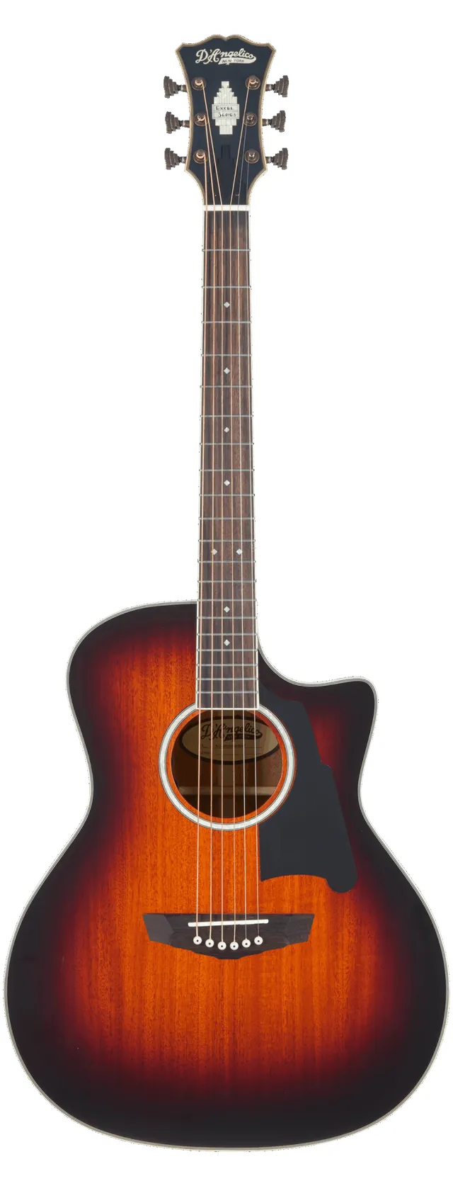 D'Angelico Excel Gramercy chitarra acustica Mahogany Burst Ex Demo