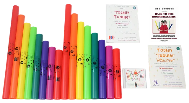 Boomwhackers BW16AP activity pack 16 tubi con libri e CD