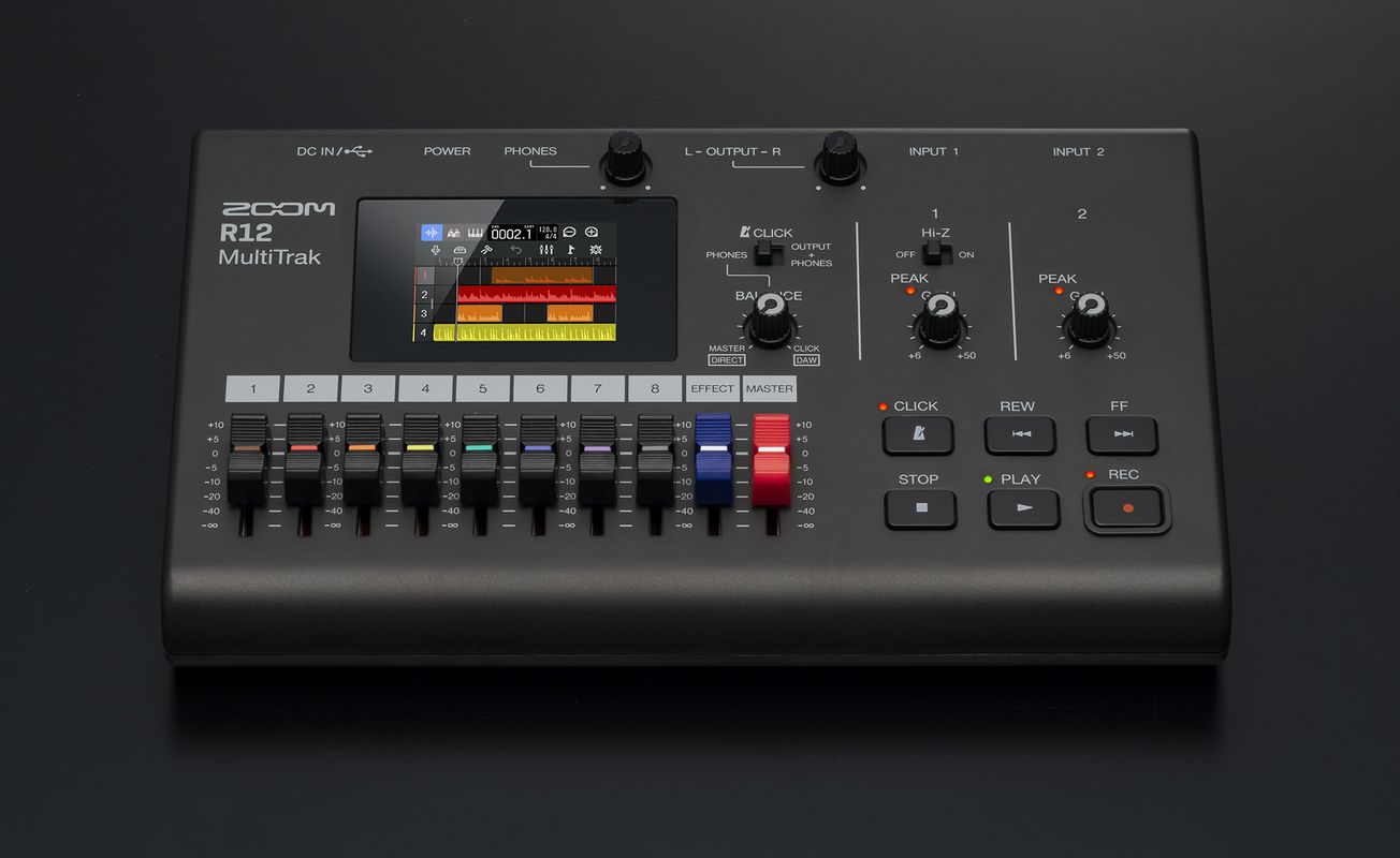 Zoom R12 registratore digitale multitraccia interfaccia USB-C