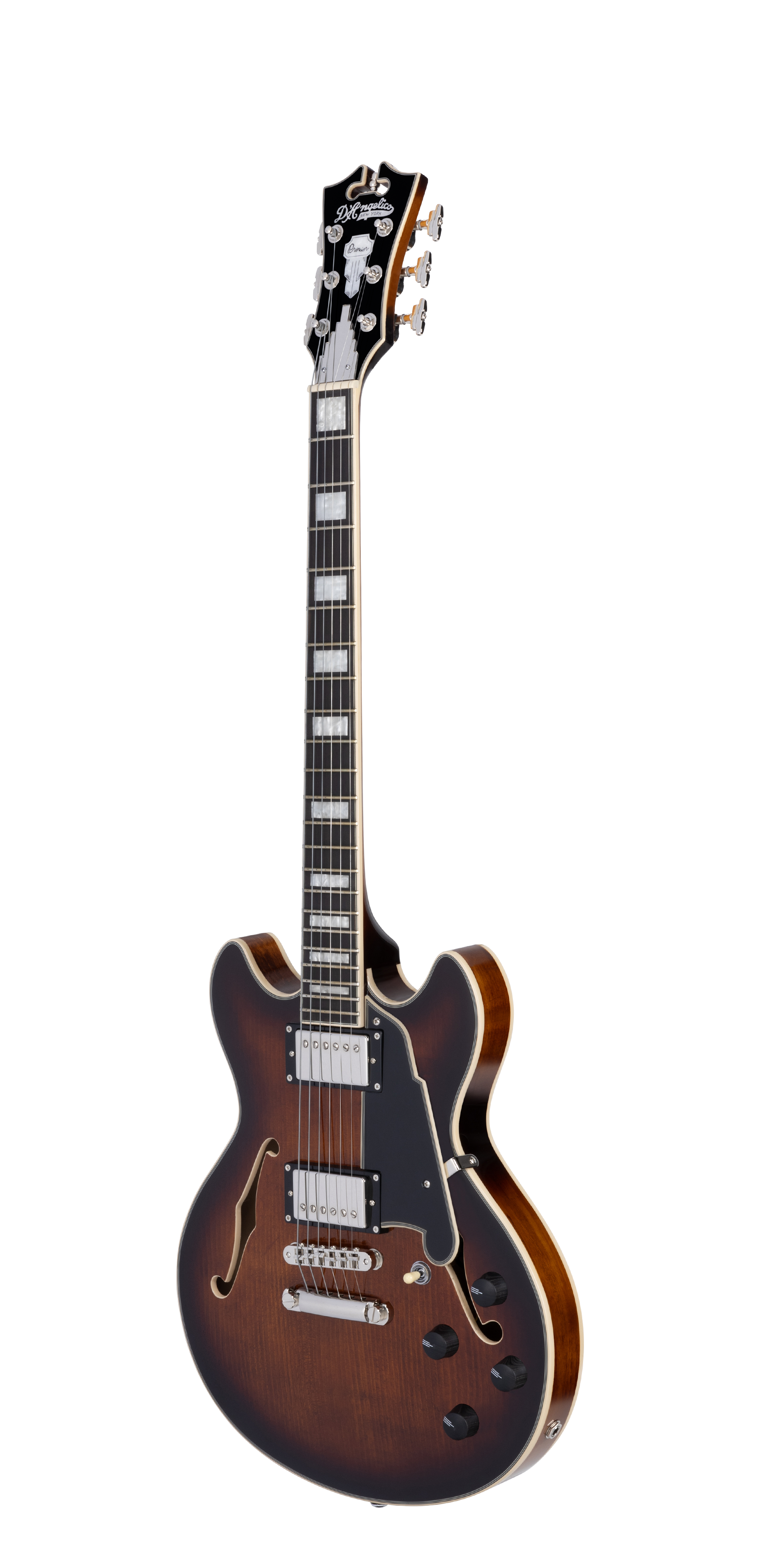 D'Angelico Mini DC Chitarra Elettrica Brown Burst