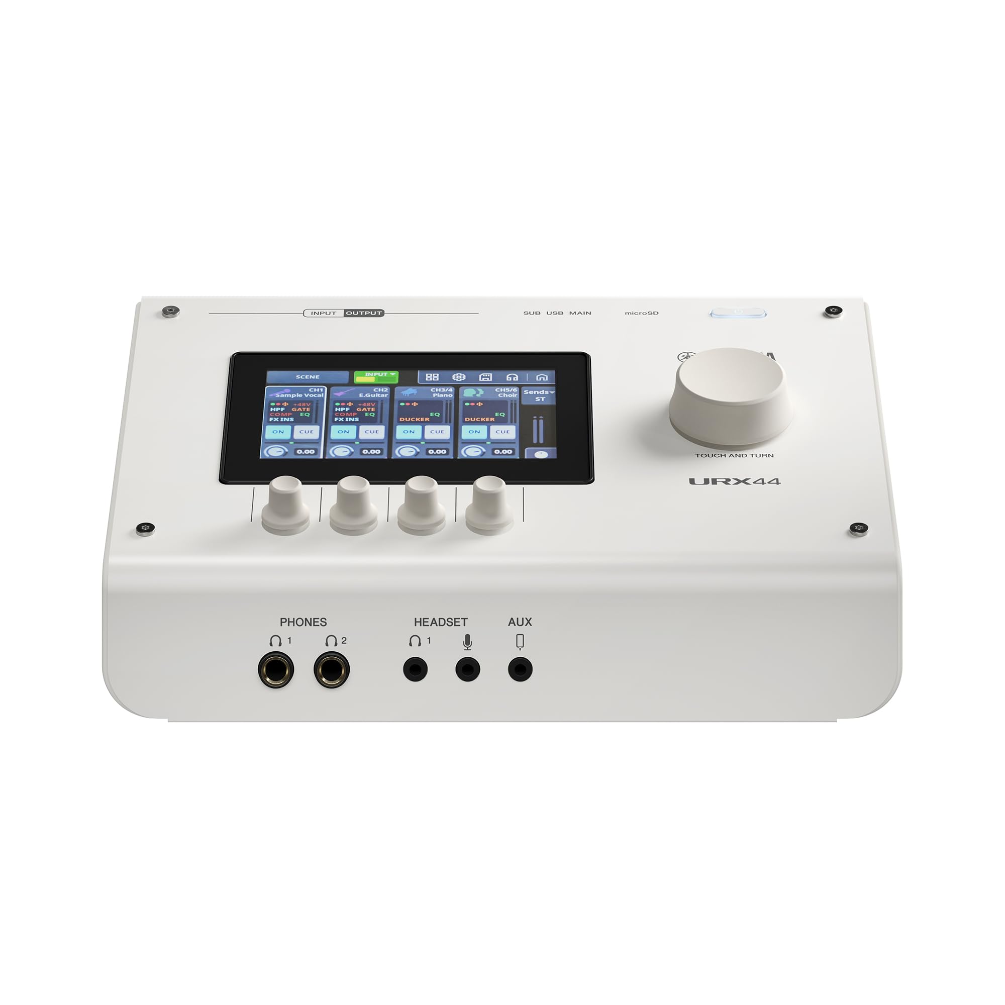 Yamaha URX44 Interfaccia Audio USB-C Bianca 32bit 6in/4out
