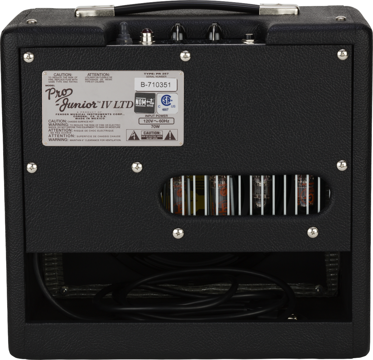 Fender Pro Junior IV SE Black amplificatore valvolare 15W