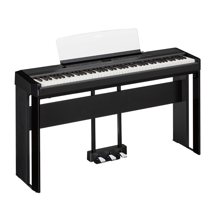 Yamaha P-525 pianoforte digitale nero 88 tasti bundle