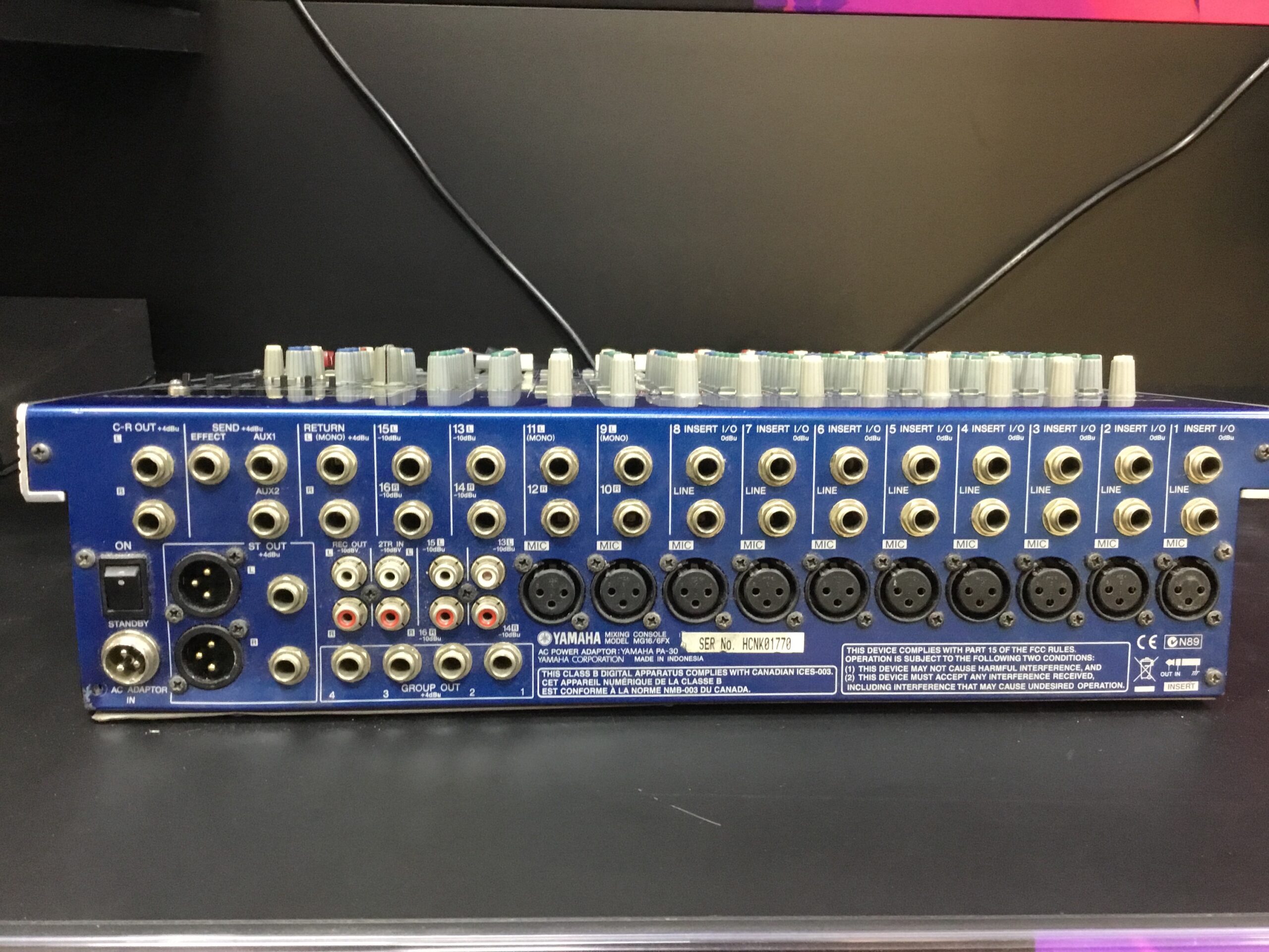 Yamaha MG16/6 Mixer Analogico Occasione 16 Canali