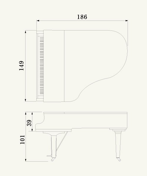 Yamaha C3X SH3 Pianoforte a Coda Silent Nuovo