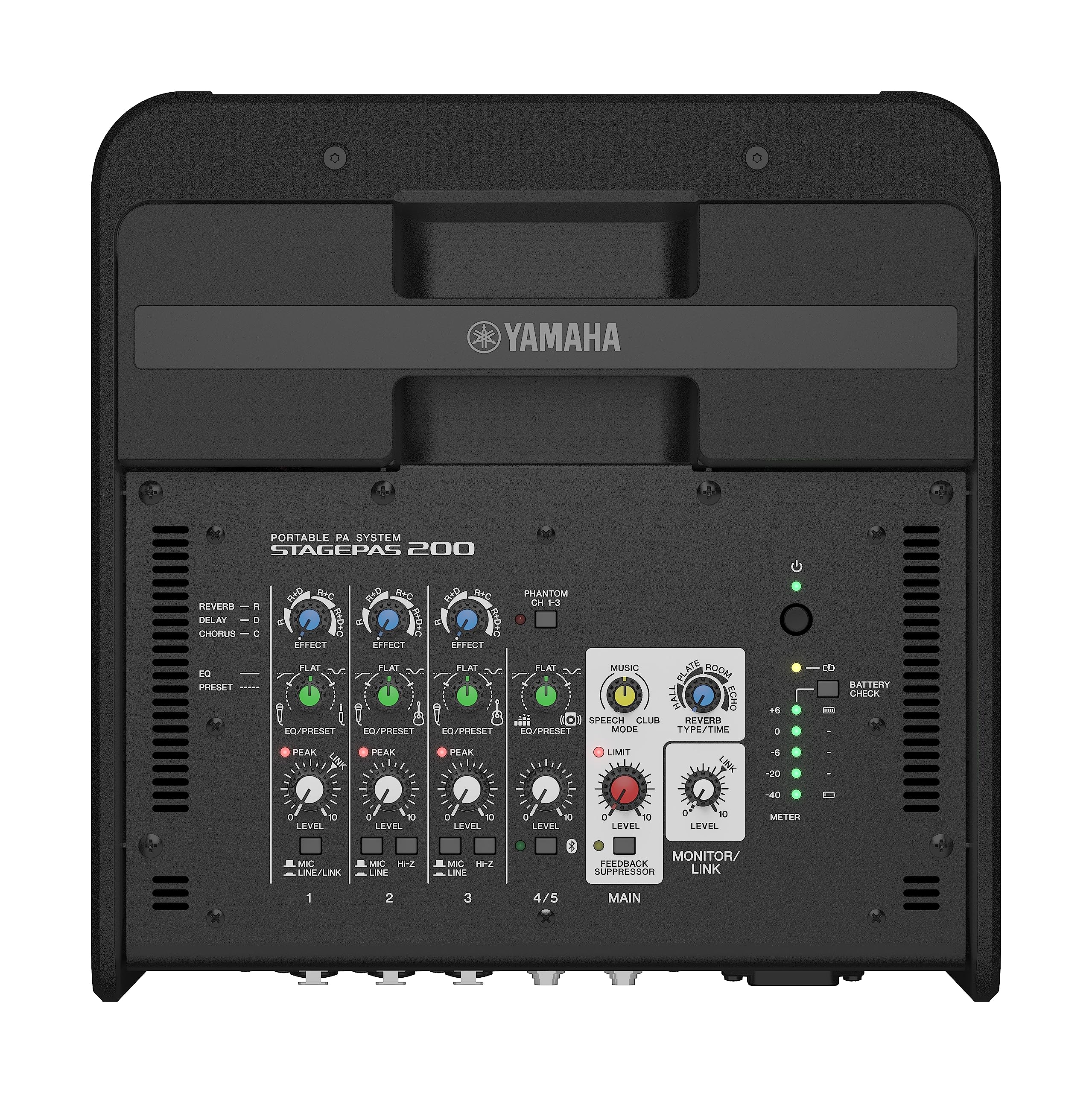 Yamaha STAGEPAS 200 Cassa PA Portatile Nera 180W