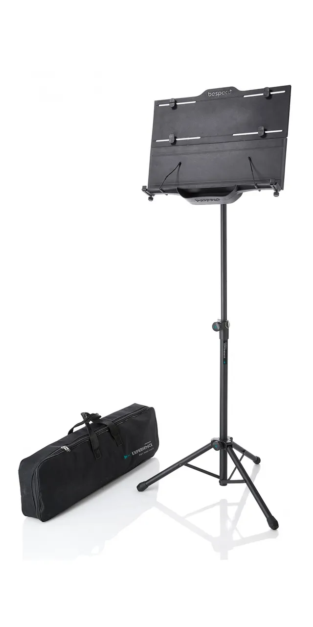 Bespeco PX1 Leggio Pieghevole Nero con Borsa