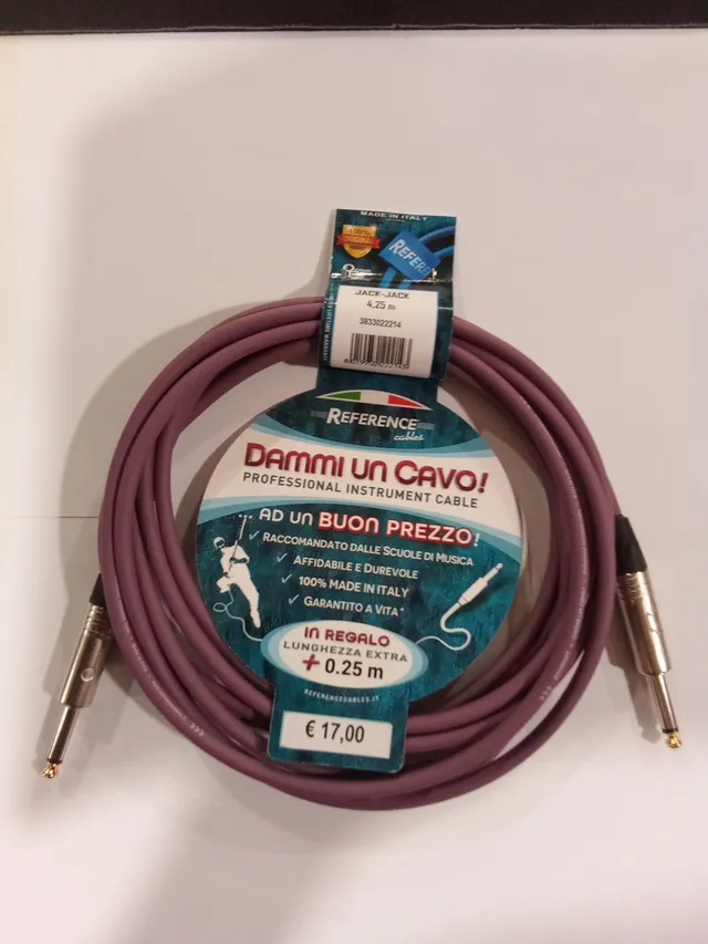 Reference Dammi Un Cavo cavo strumento jack 4,25 m