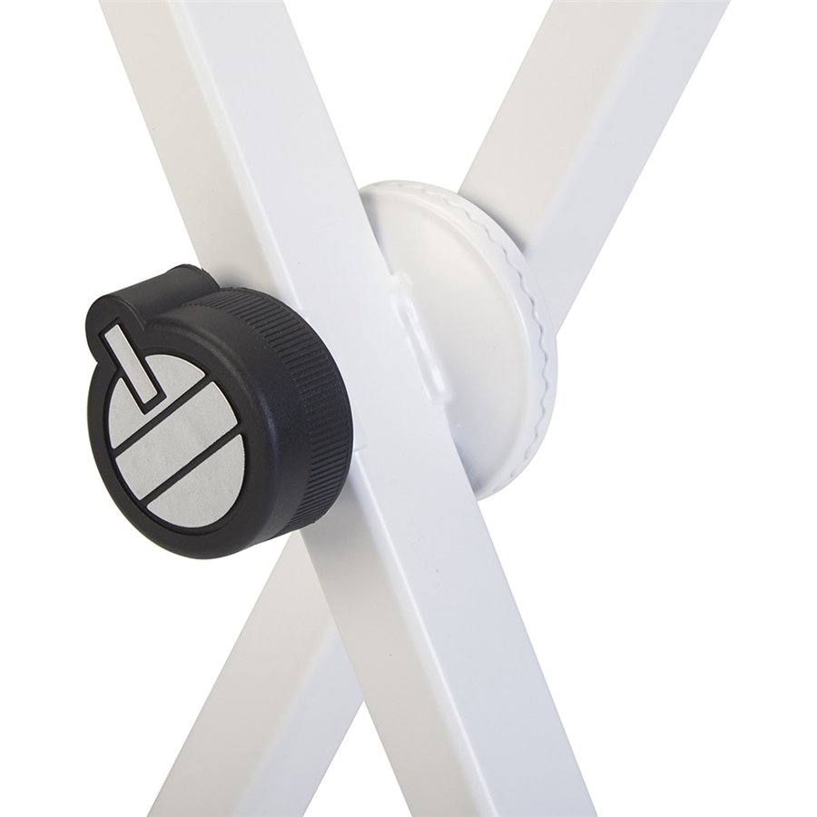 Quik Lok T/10 WH Supporto Tastiera a X Bianco