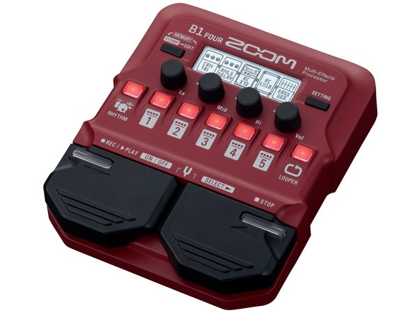 Zoom B1 Four Pedale Basso Multieffetto Looper