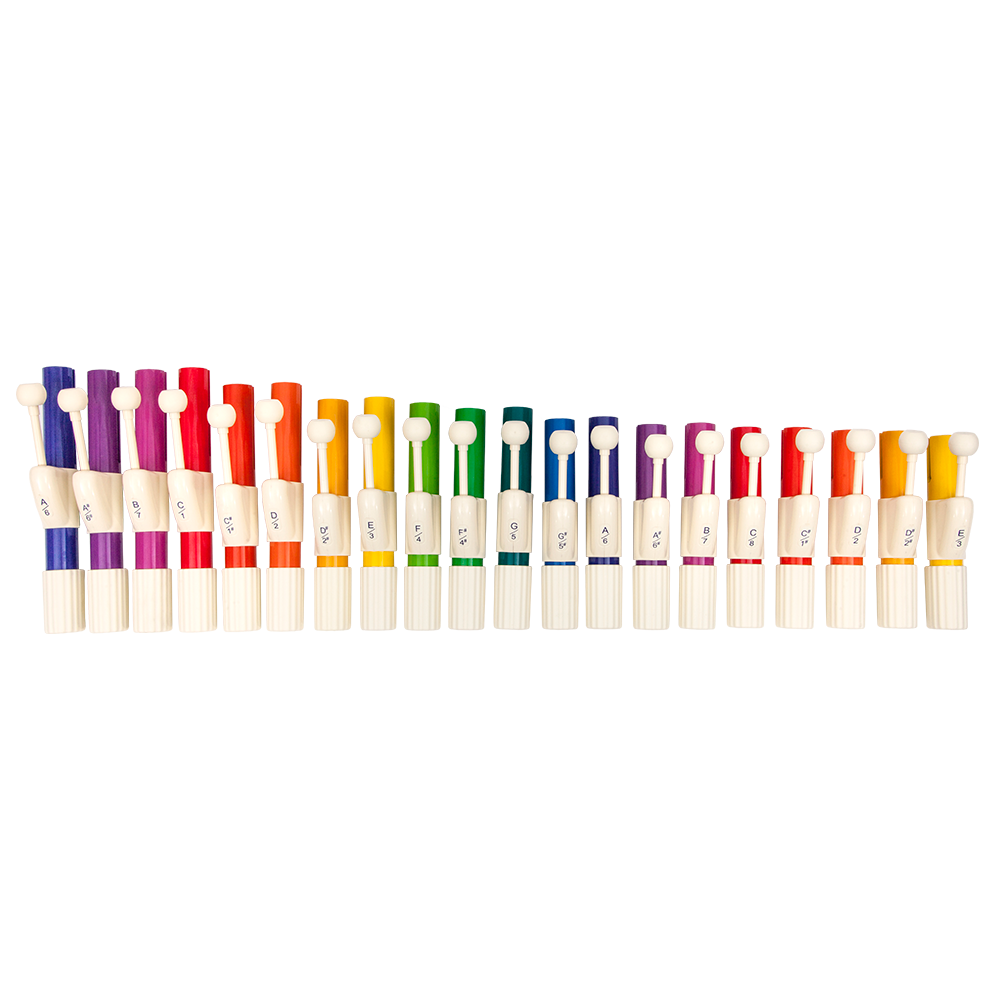 Boomwhackers Chroma-Notes CNC20 set 20 campane con valigia