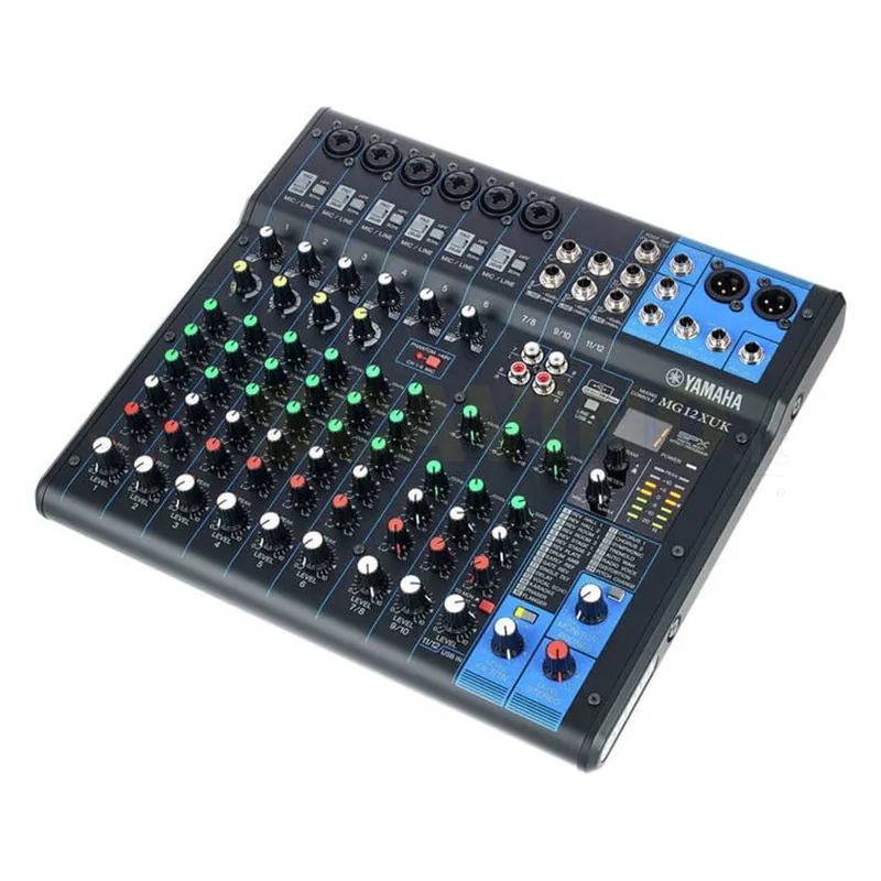 Yamaha MG12XUK Mixer Analogico 12 Canali Manopole
