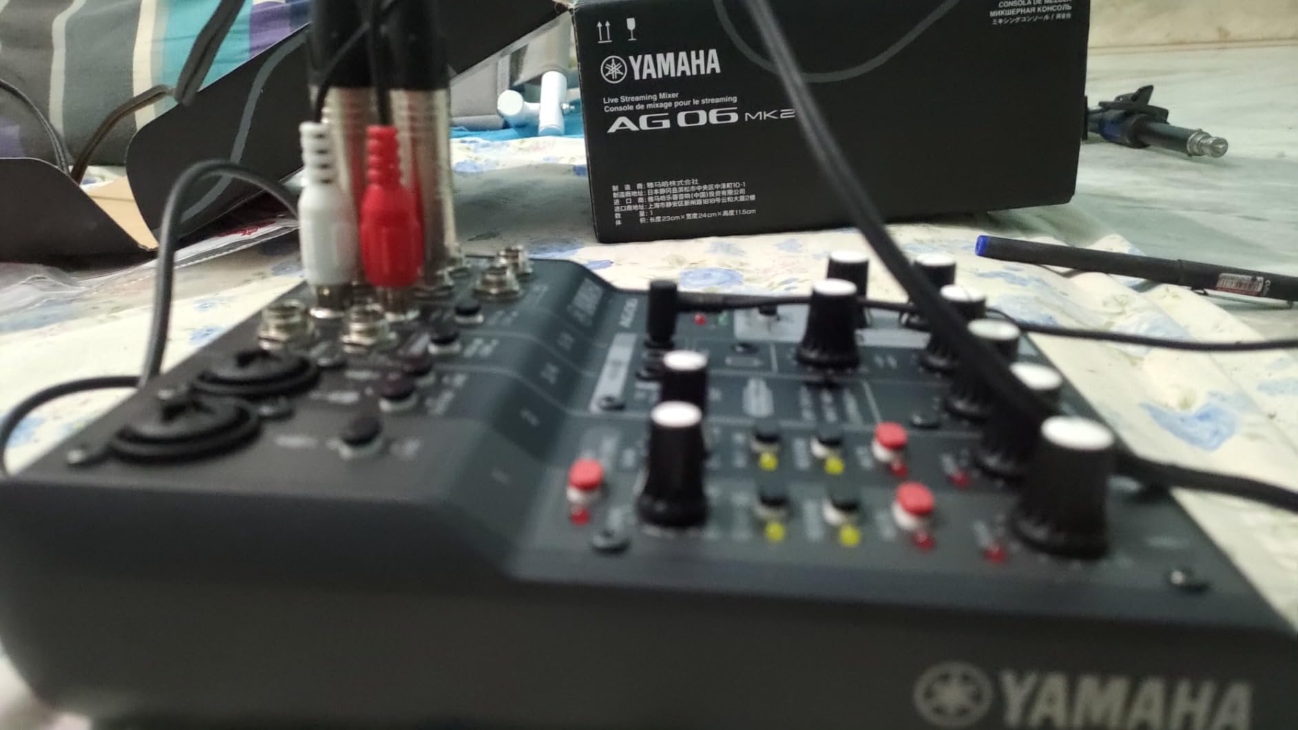 Yamaha AG06MK2 Mixer 6 Canali Streaming Nero USB-C