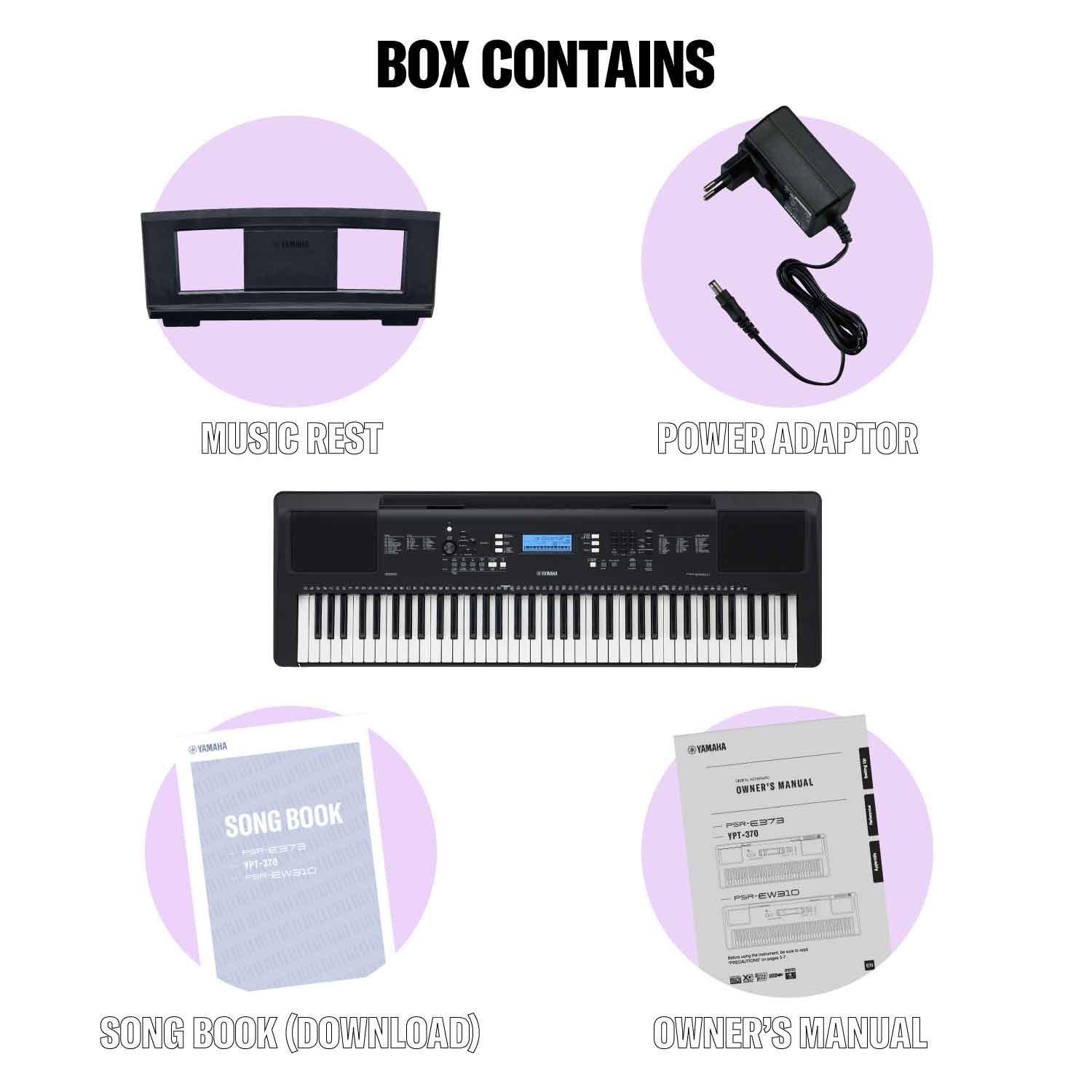 Yamaha YPT-W320 tastiera portatile 76 tasti sensibili