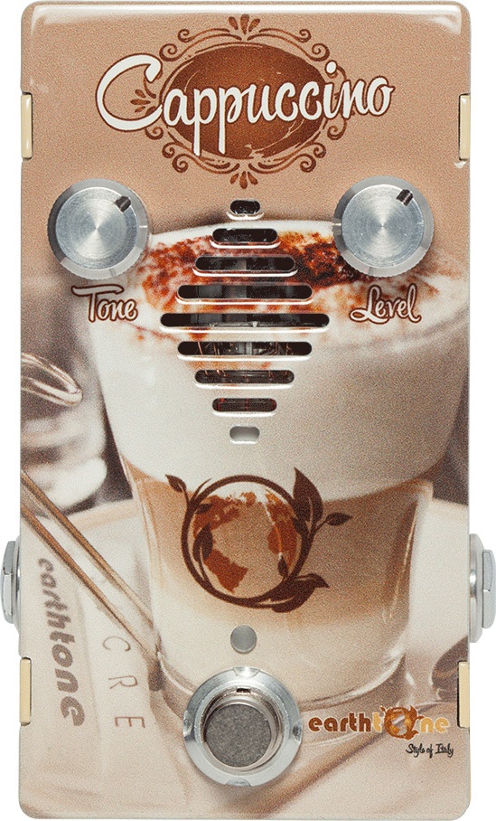 Earthtone Cappuccino Boost Pedale Chitarra Valvolare 12 dB