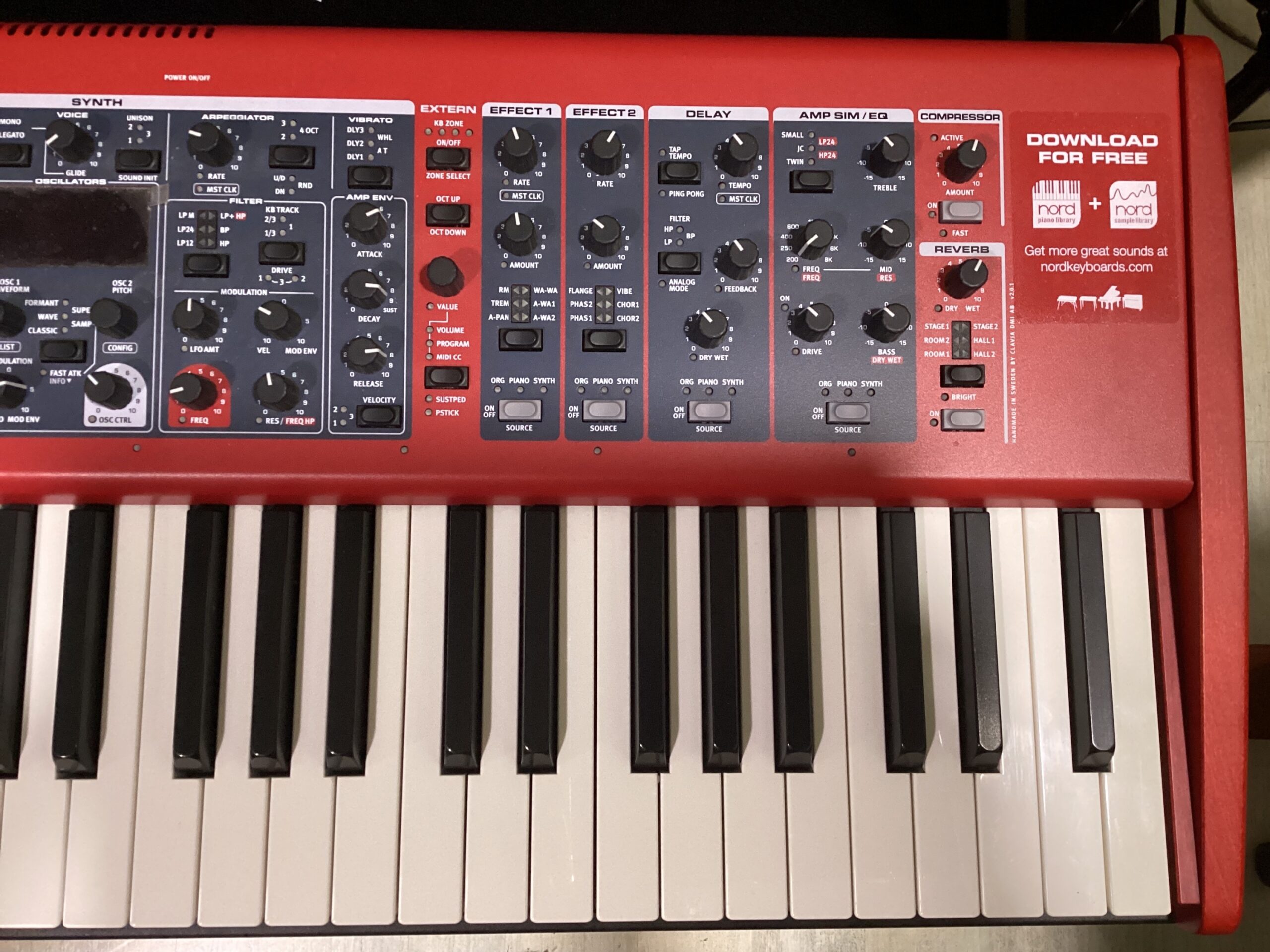 Nord Stage 3 tastiera stage piano usato