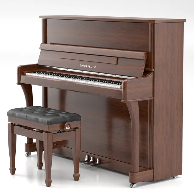 Seiler Eduard Seiler ED-126 MN pianoforte verticale nero lucido