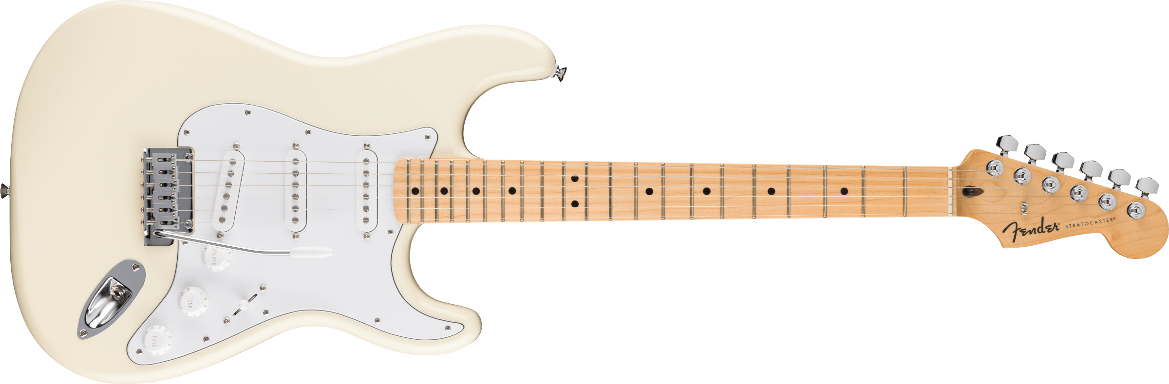 Fender Standard Stratocaster Elettrica Olympic White SSS