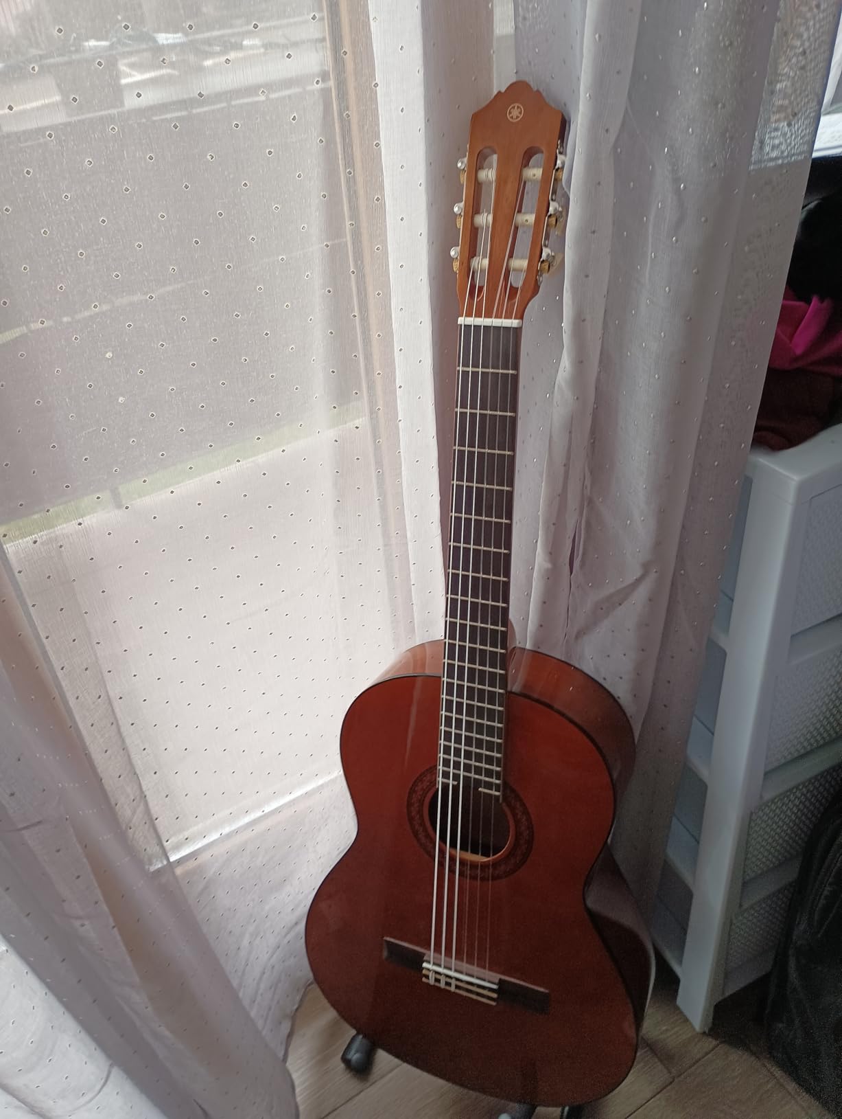Yamaha C40BLII Chitarra Classica 4/4 Nera 6 Corde Nylon Principianti