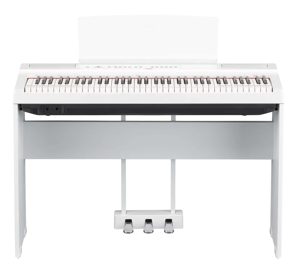 Yamaha P-121 WH pianoforte digitale 73 tasti bianchi bundle