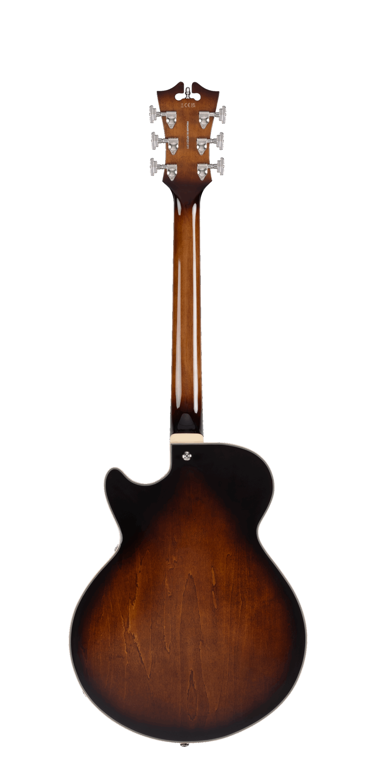 D'Angelico Premier SS chitarra Brown Burst ex demo