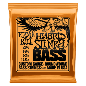 Ernie Ball Hybrid Slinky 45-105 Corde Basso Elettrico Nickel
