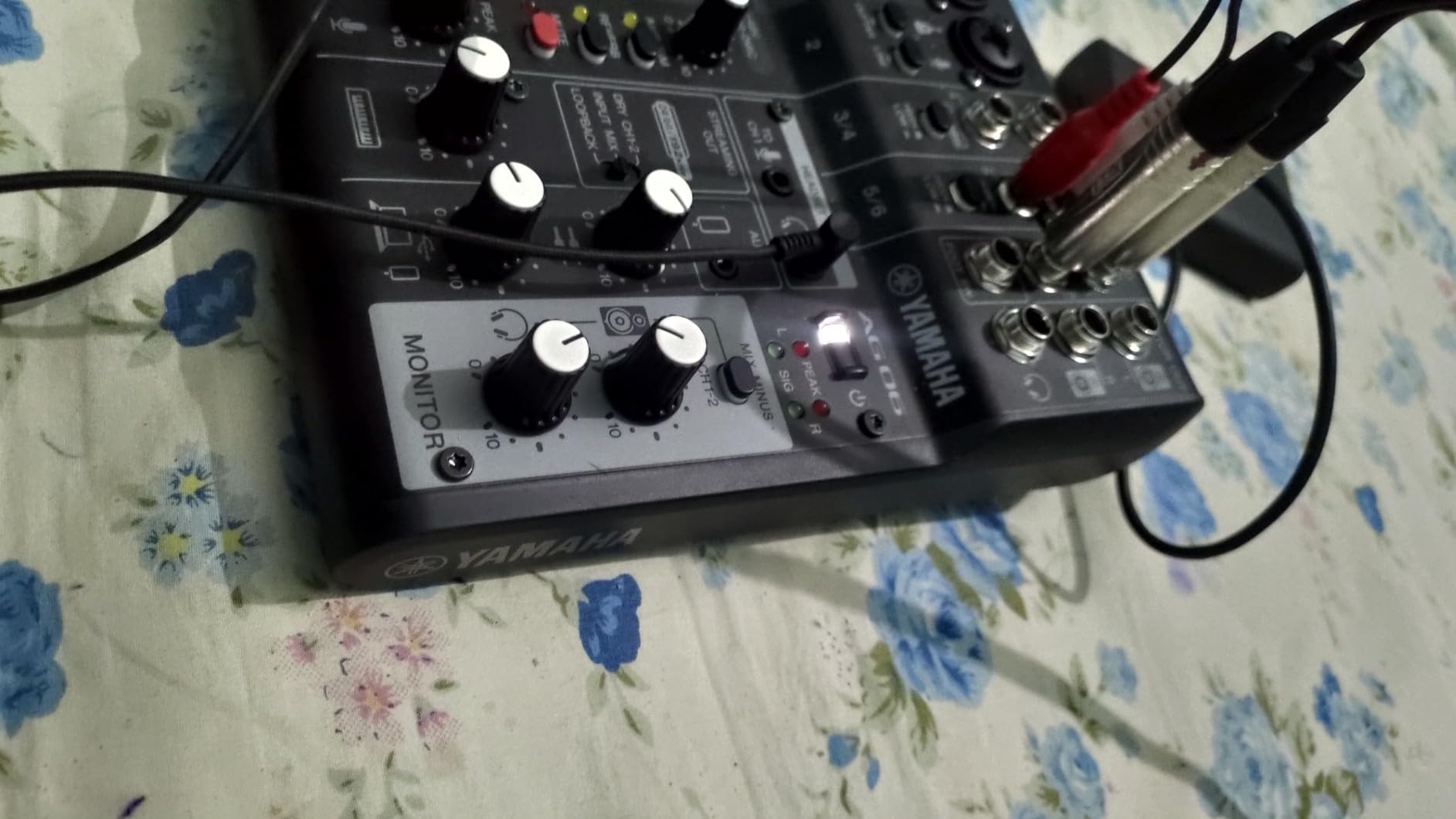 Yamaha AG06MK2 Mixer 6 Canali Streaming Nero USB-C