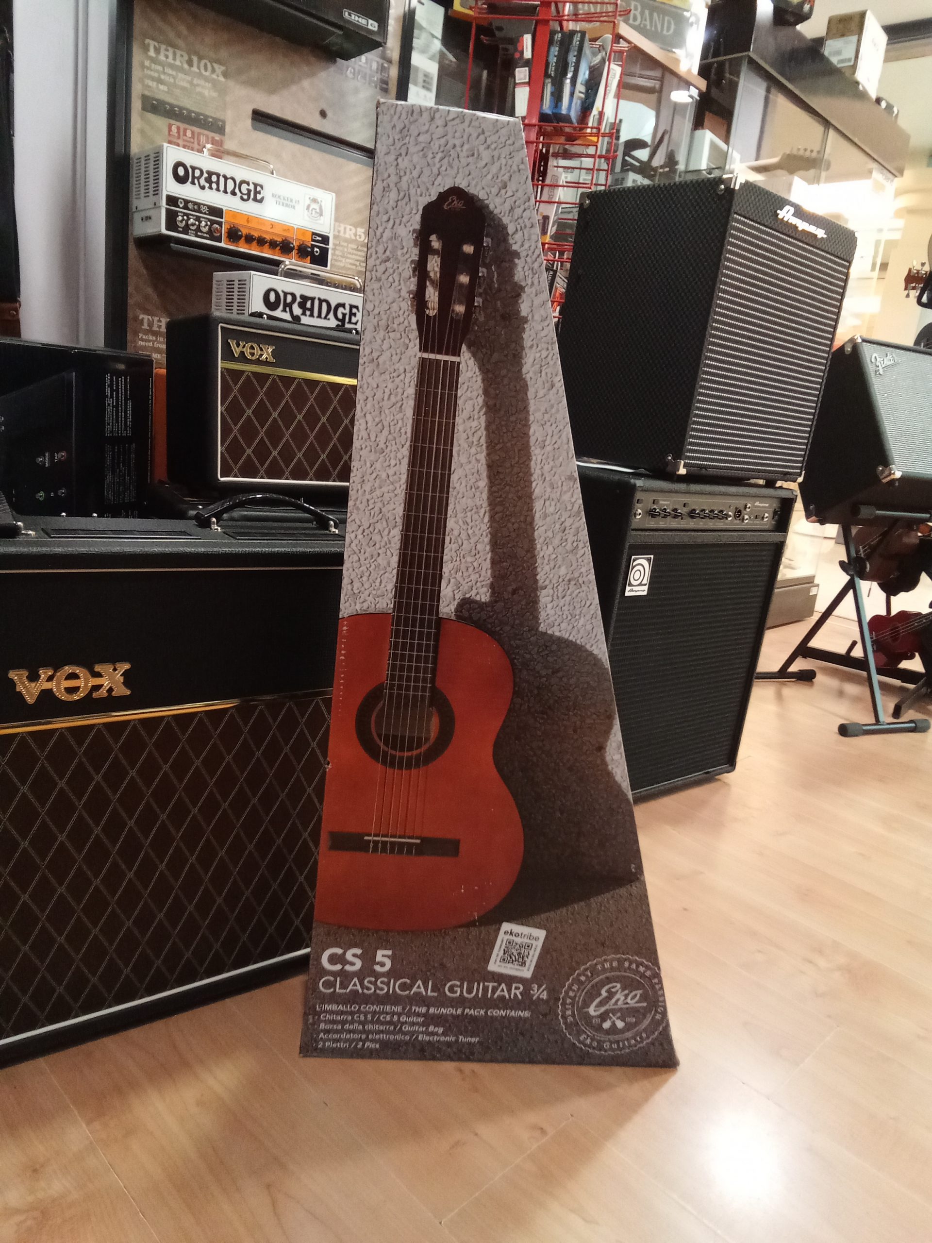 Eko CS5 Classical 3/4 chitarra classica bambini kit
