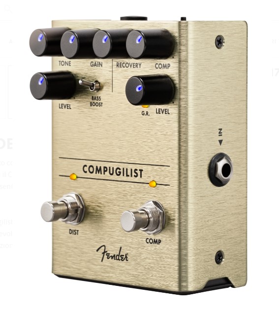 Fender Compugilist pedale compressione distorsione analogico