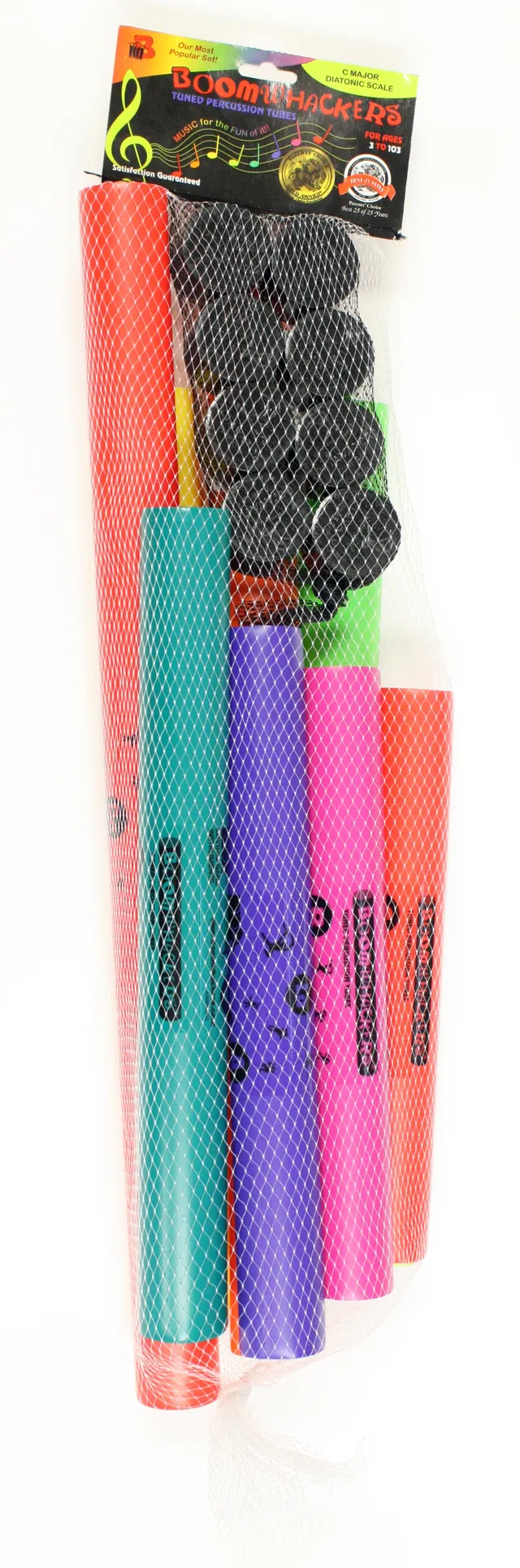 Boomwhackers Tuned Percussion Tubes BWDGOC8 tubi do maggiore 8 pezzi