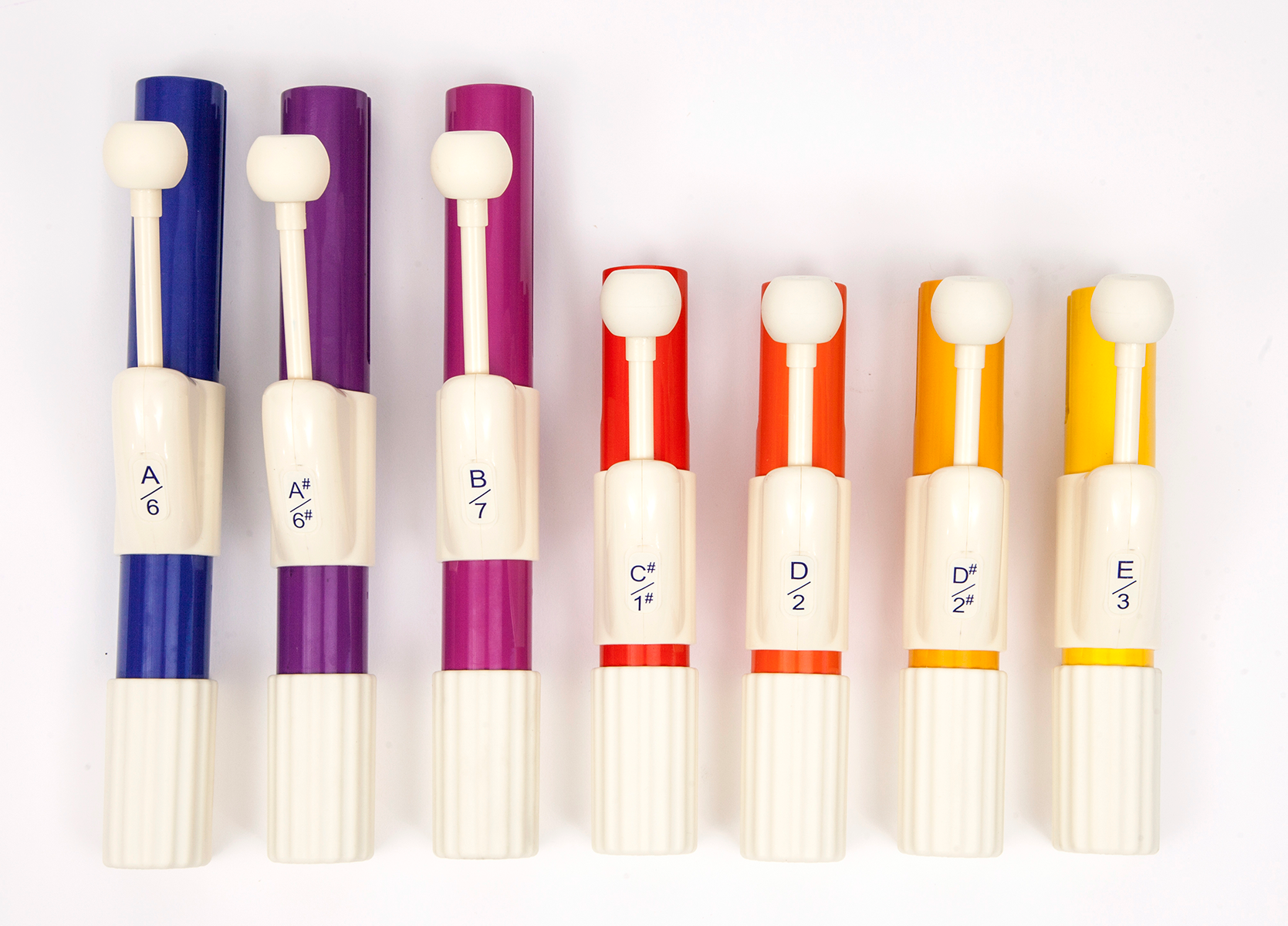 Boomwhackers Chroma-Notes CNC7 set 7 campane La-Mi