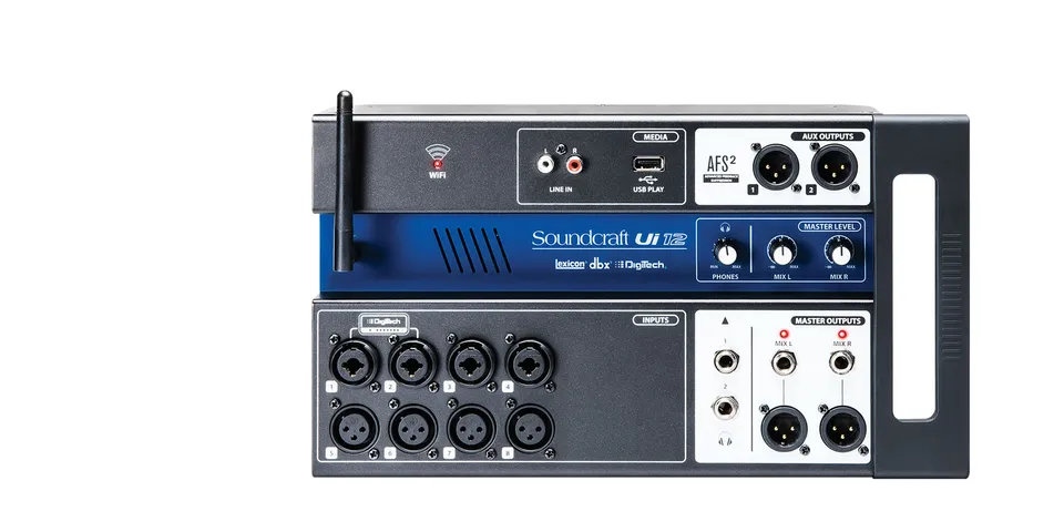 Soundcraft Ui12 Mixer Digitale 12 Canali WiFi