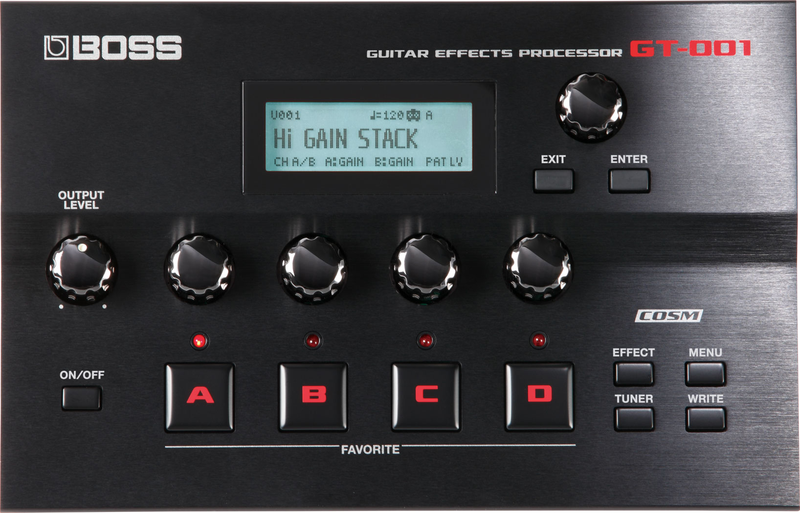 BOSS GT-001 multieffetto chitarra desktop USB con COSM