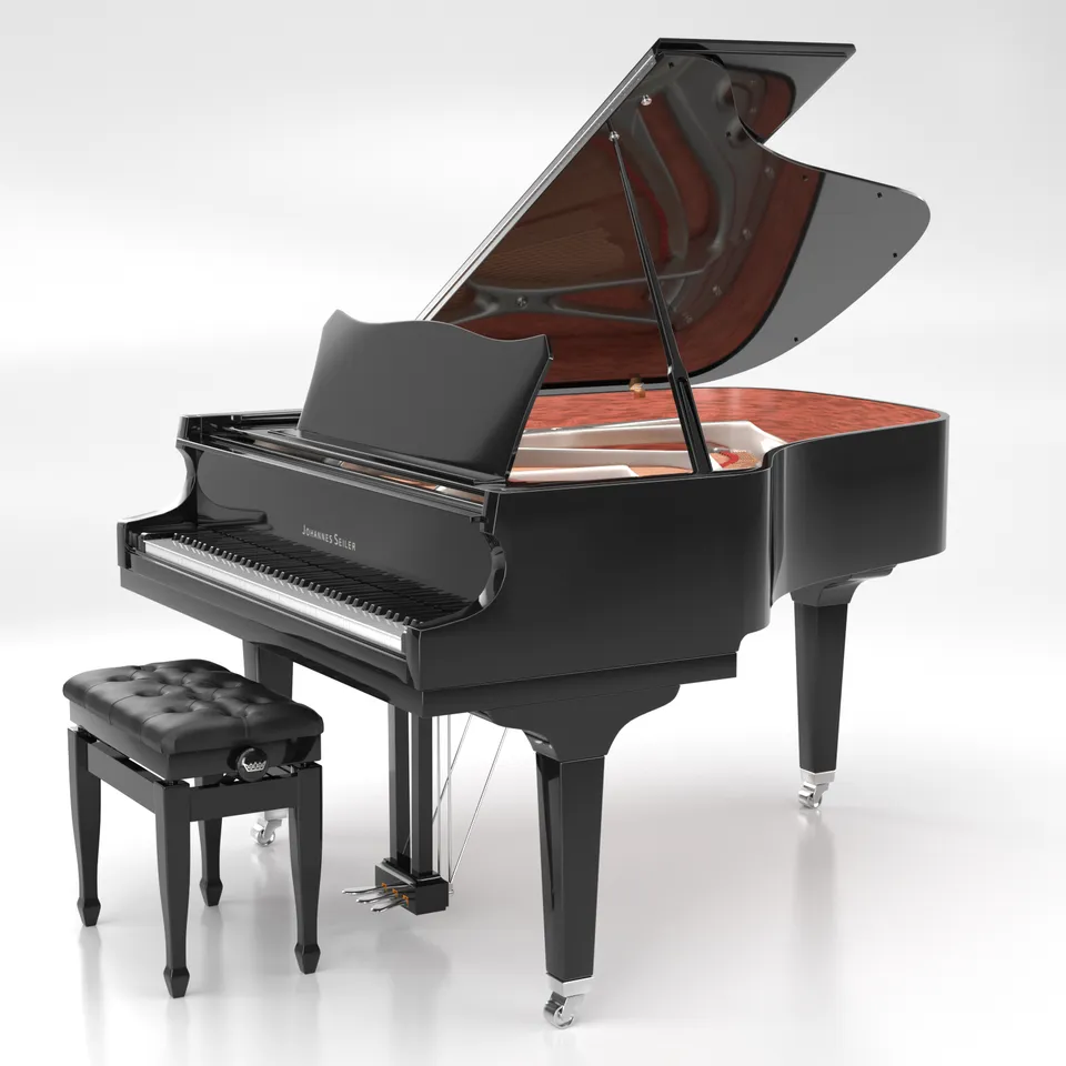 Seiler Johannes Seiler GS-175 pianoforte a coda nero Abete