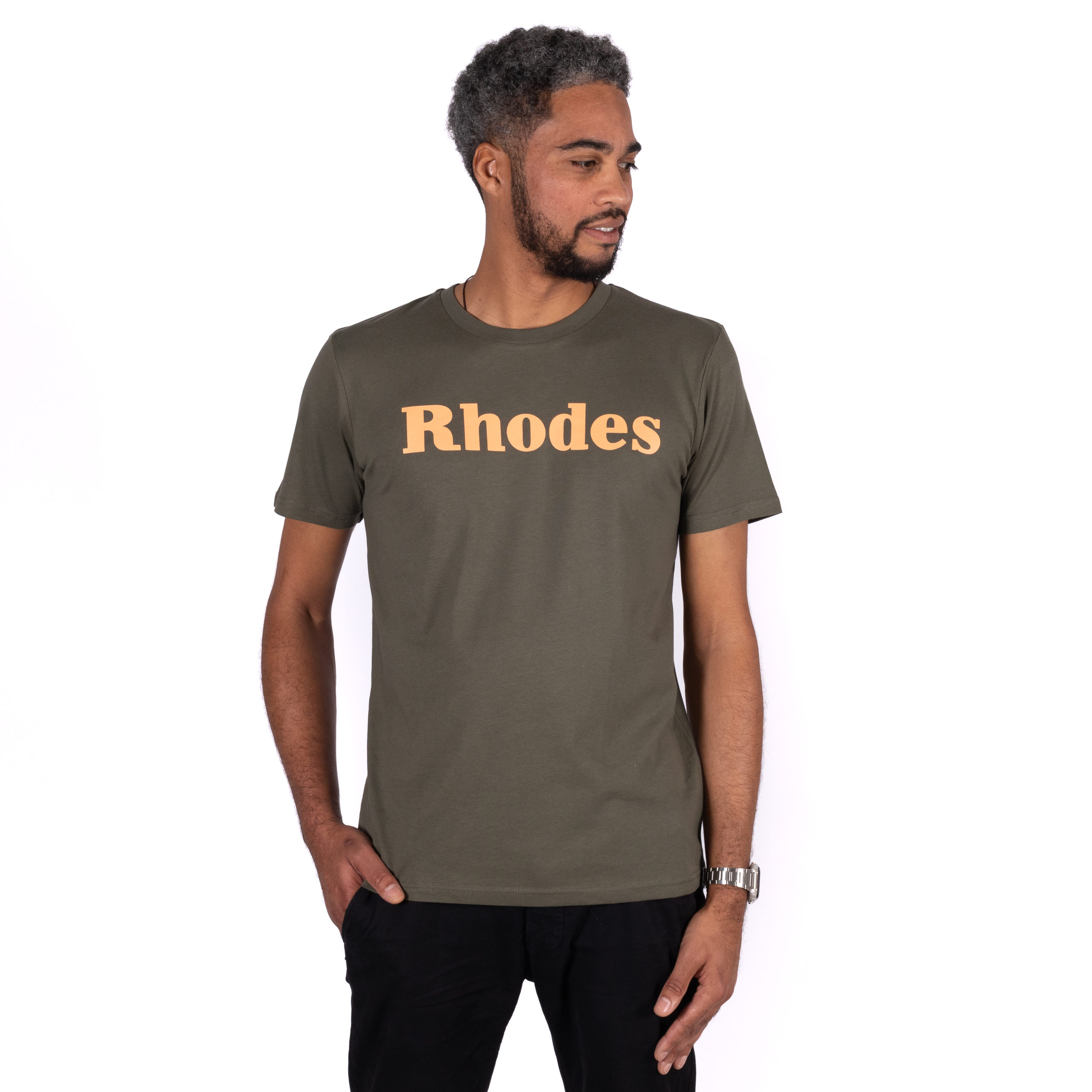 Rhodes Lifestyle T-Shirt maglietta cotone organico khaki