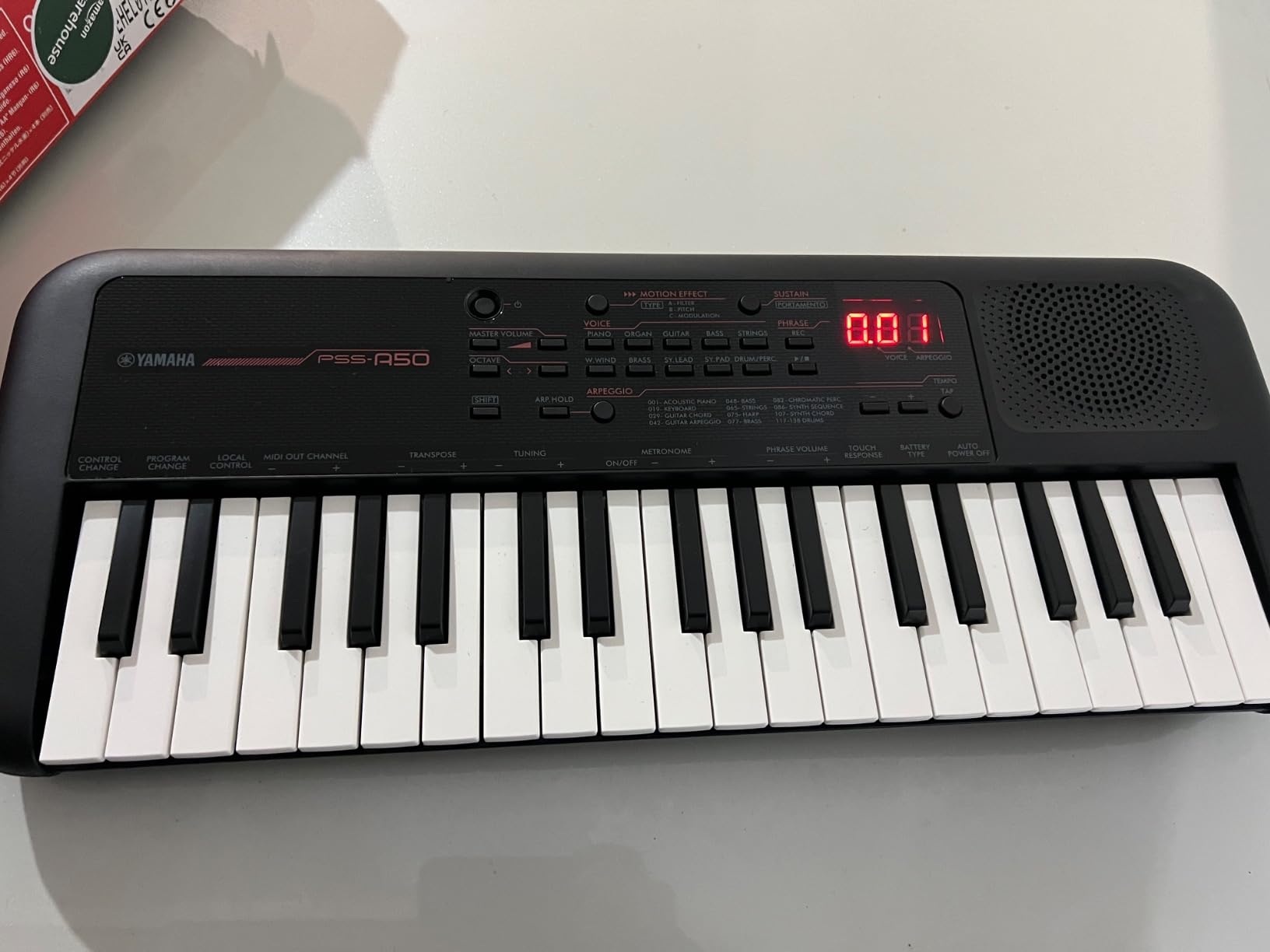 Yamaha PSS-A50 Tastiera Digitale 37 tasti Nero USB-MIDI