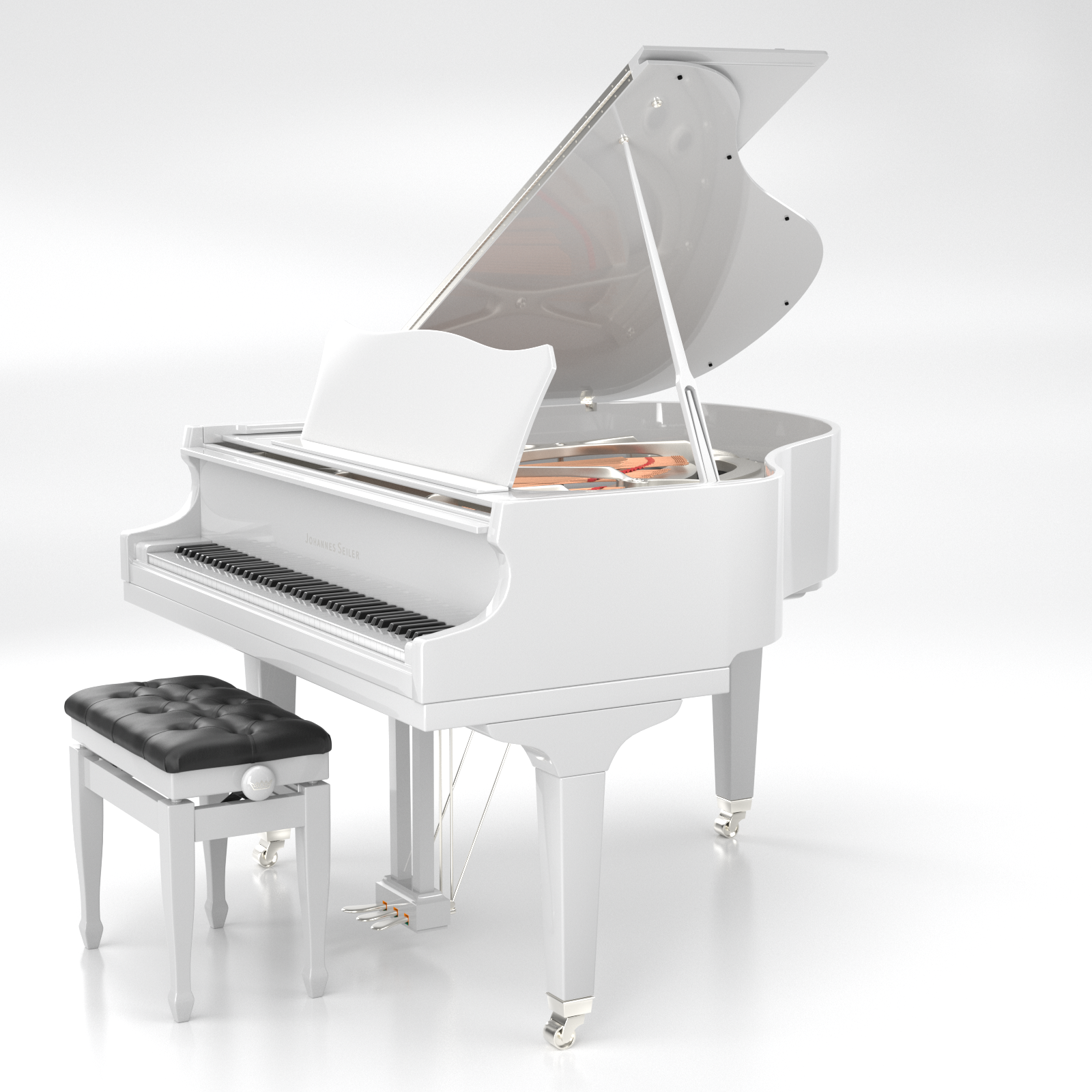 Seiler Johannes Seiler GS-150 pianoforte a coda blu Abete
