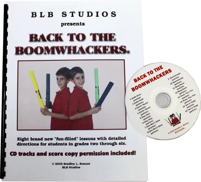 Boomwhackers Back to the Boomwhackers libro con CD Bonner
