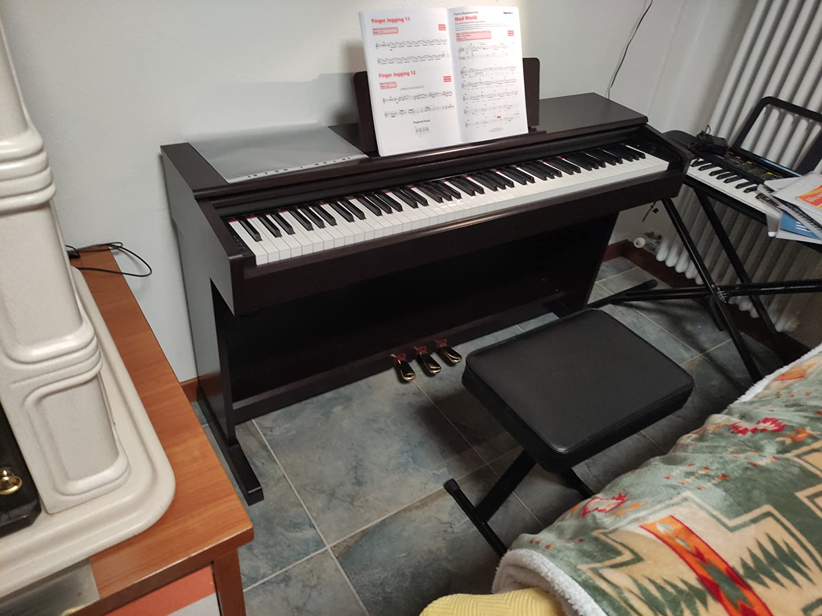 Yamaha YDP-146 Piano Digitale 88 Tasti Nero CFX Bluetooth