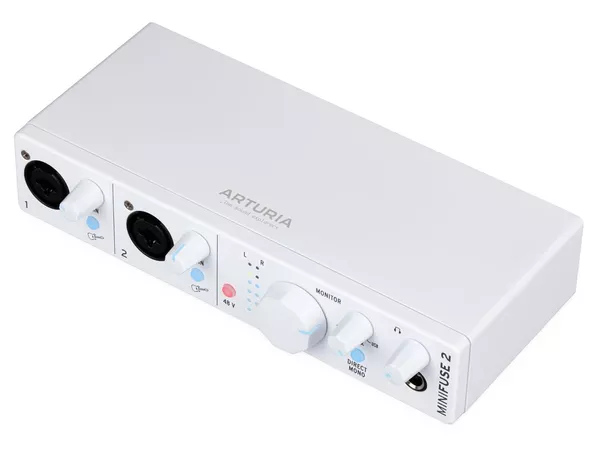 Arturia MiniFuse 2 Scheda Audio Bianca USB-C
