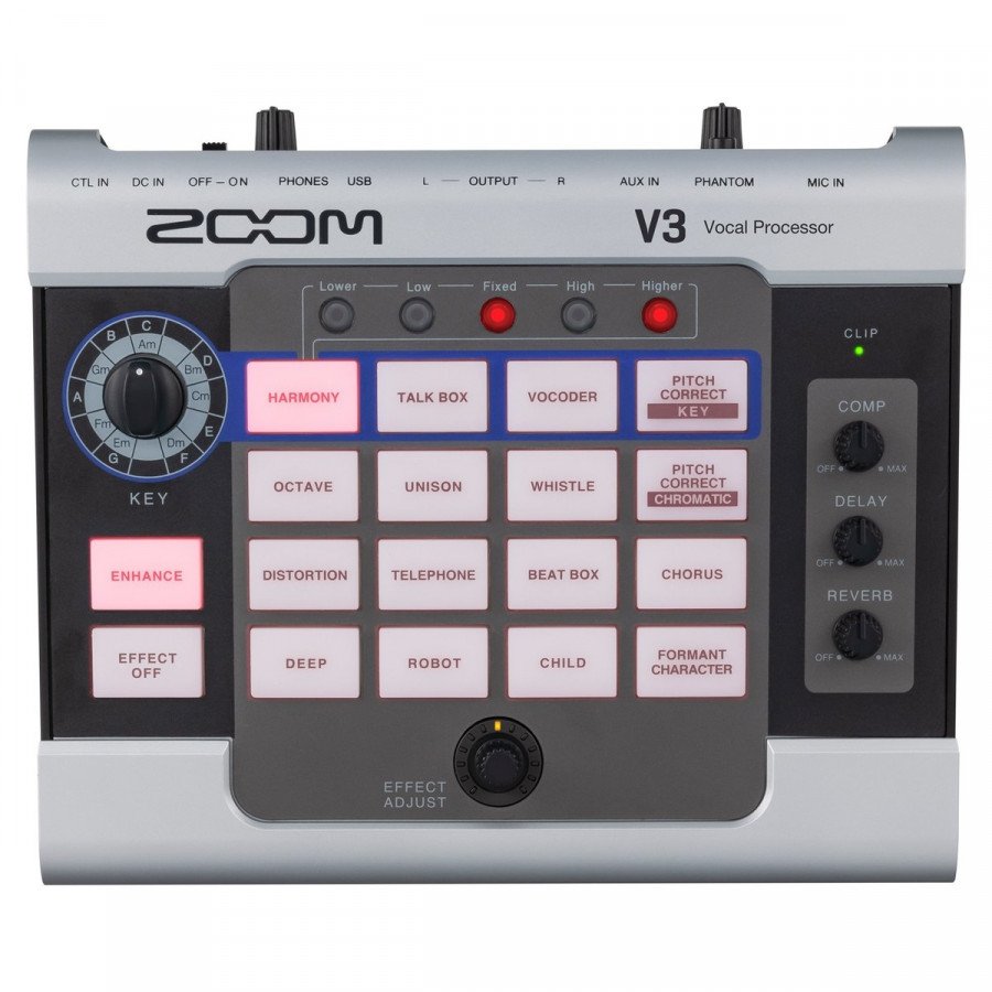 Zoom V3 processore voce con USB per streaming