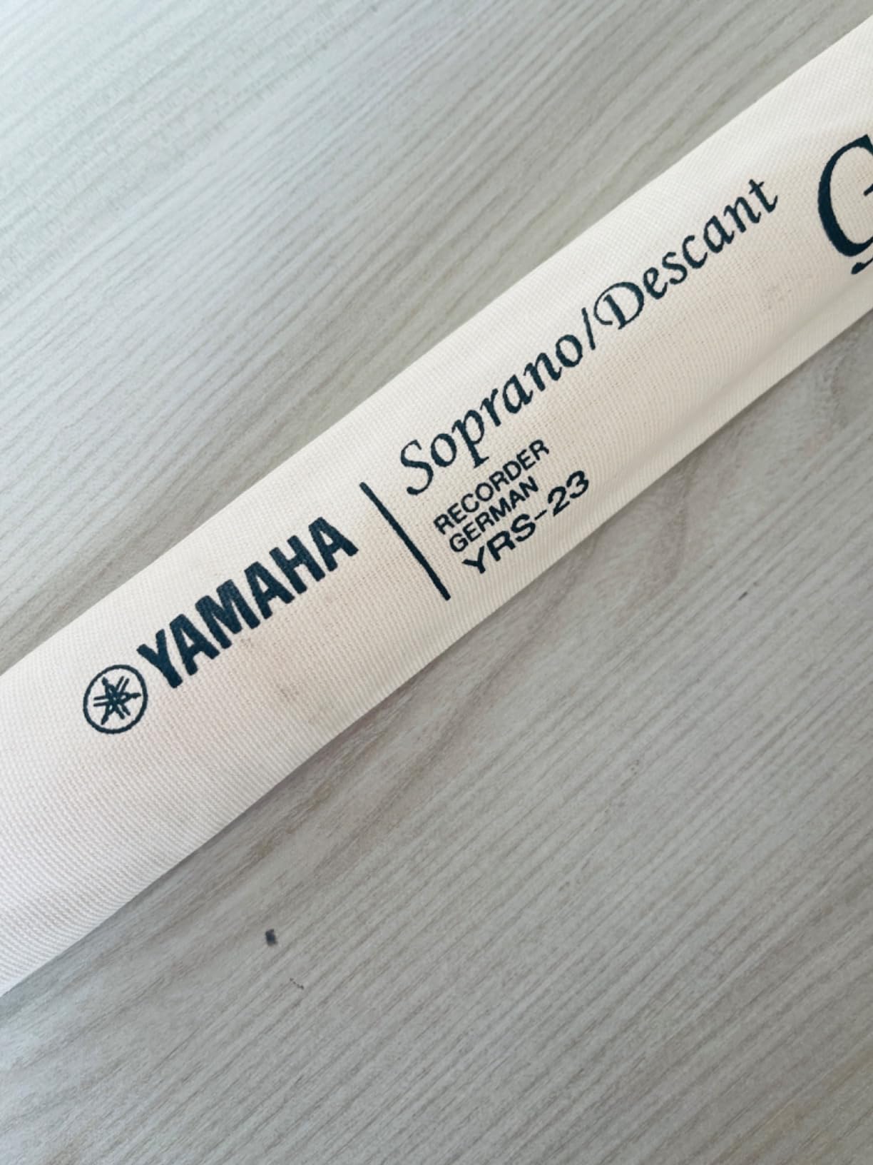 Yamaha YRS-23 Flauto Dolce Soprano Bianco Tedesca